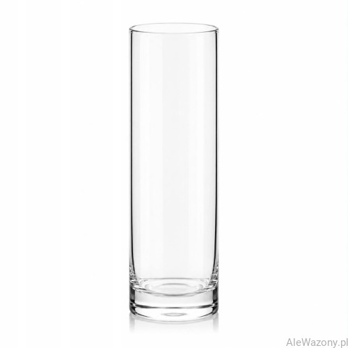Wazon szklany cylinder  25 cm  x  6 cm