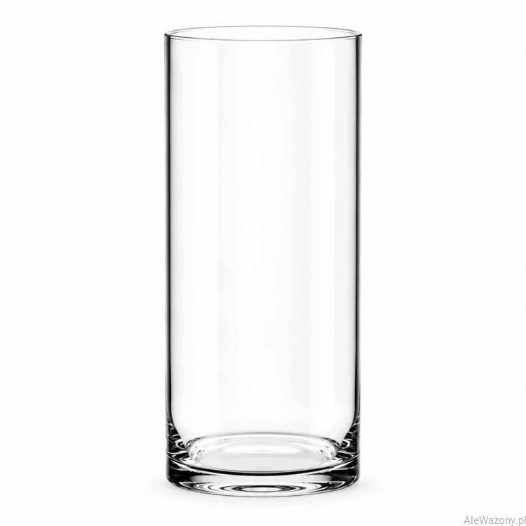 Wazon szklany cylinder  20 cm  x  12 cm