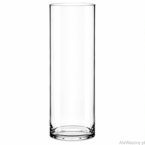 Wazon szklany cylinder 30 cm  x  12 cm