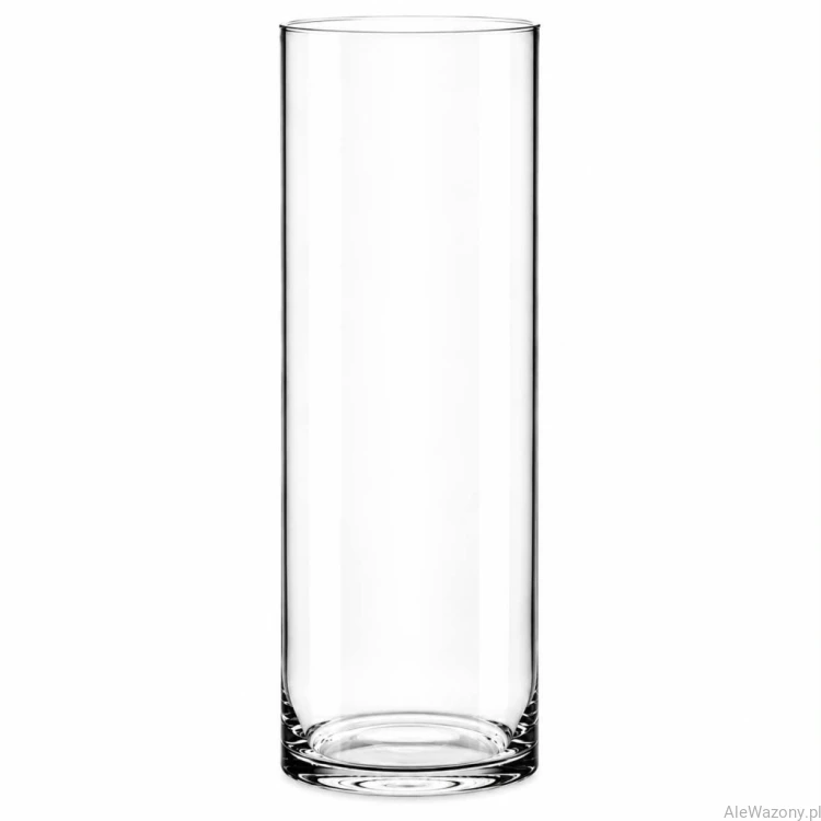 Wazon szklany cylinder 30 cm  x  12 cm