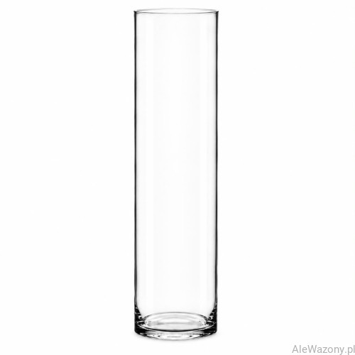 Wazon szklany cylinder 40 cm  x  12 cm