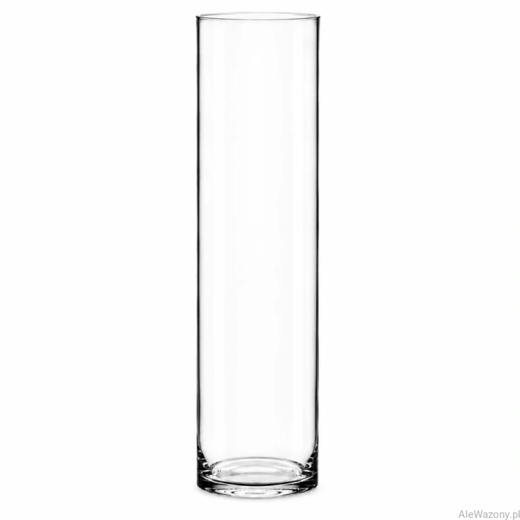 Wazon szklany cylinder 40 cm  x  12 cm