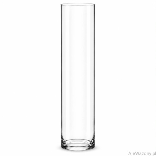 Wazon szklany cylinder 50 cm  x  12 cm