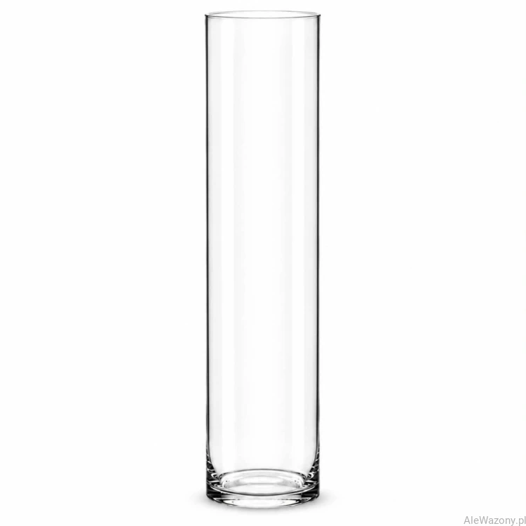 Wazon szklany cylinder 50 cm  x  12 cm