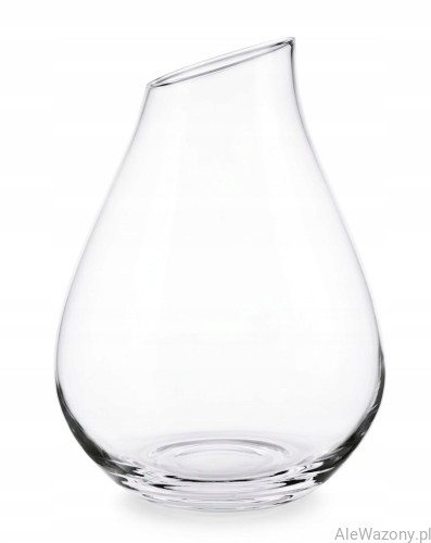 Wazon szklany  Kropla Ścięta h 43 cm d 33 cm
