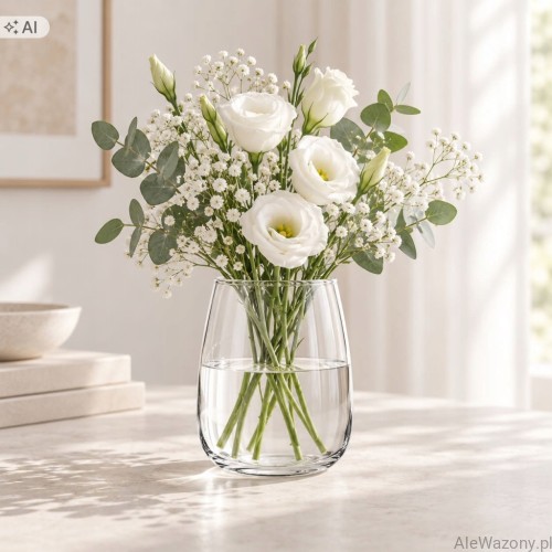 Wazon Minimalistyczny Flakon  h 17 cm d 11,9 cm
