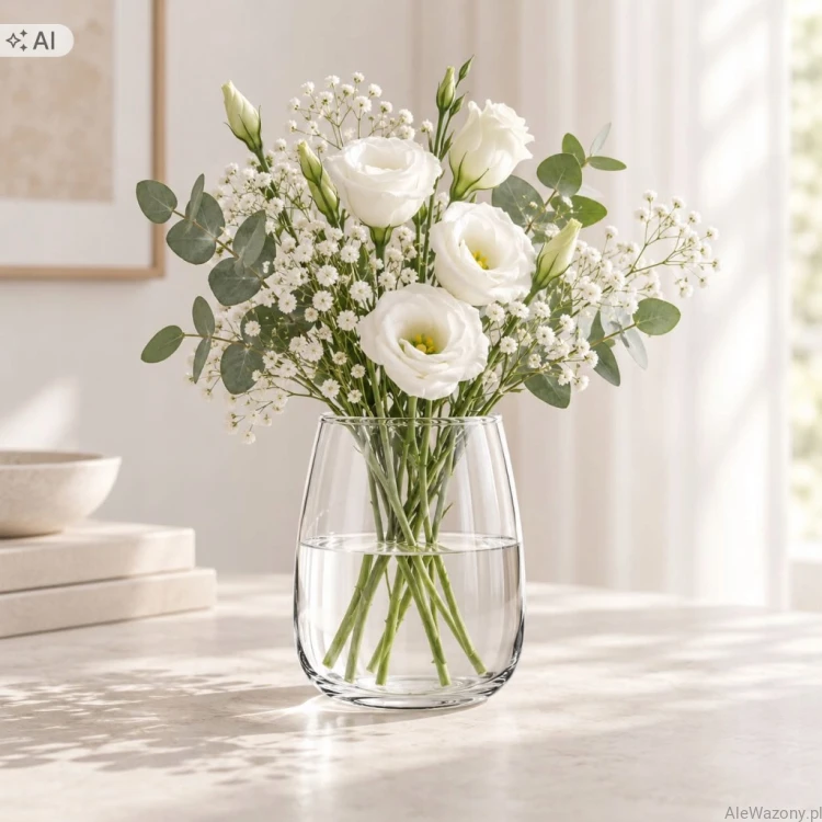 Wazon Minimalistyczny Flakon  h 17 cm d 11,9 cm