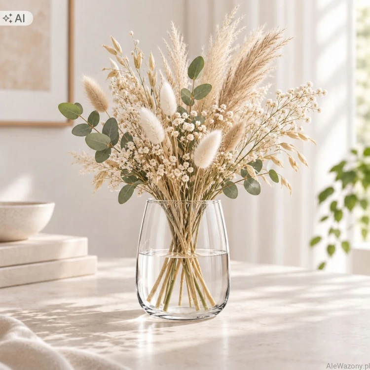 Wazon Minimalistyczny Flakon  h 17 cm d 11,9 cm