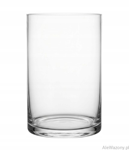 Wazon szklany cylinder 25 cm  x  20 cm
