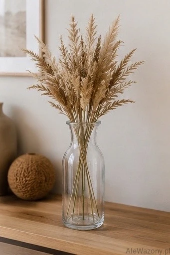 Wazon szklany Rustykalny  21 cm