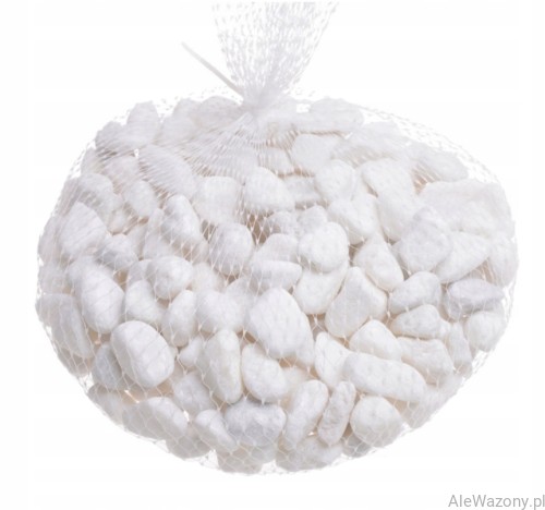 Kamienie dekoracyjne białe 0,5 kg