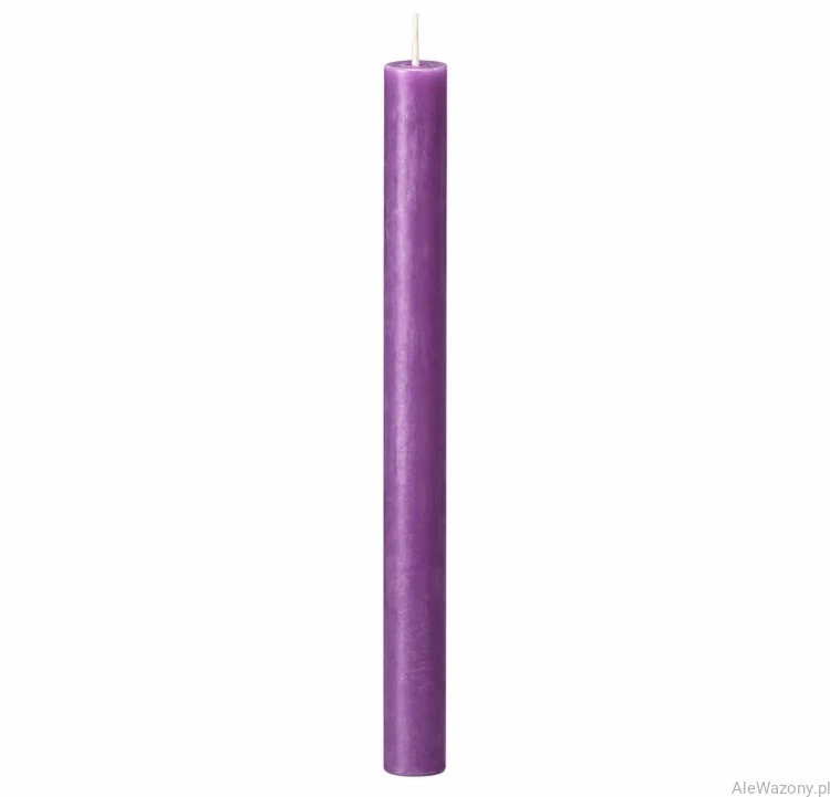 Świeca stołowa rustykalna 55 Vibrant Violet - 1 sztuka