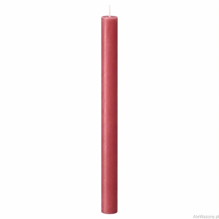 Świeca stołowa rustykalna 42 Blossom Pink - 1 sztuka