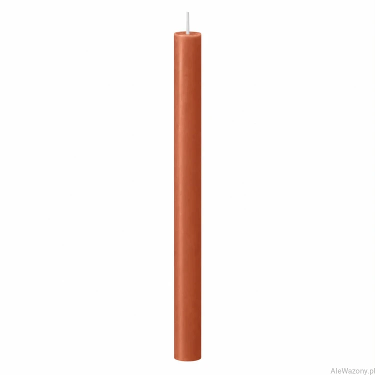 Świeca stołowa rustykalna 35 Erthy Orange - 1 sztuka