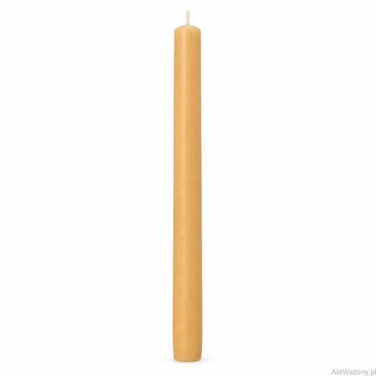 Świeca stołowa rustykalna 20 Oat Beige - 1 sztuka