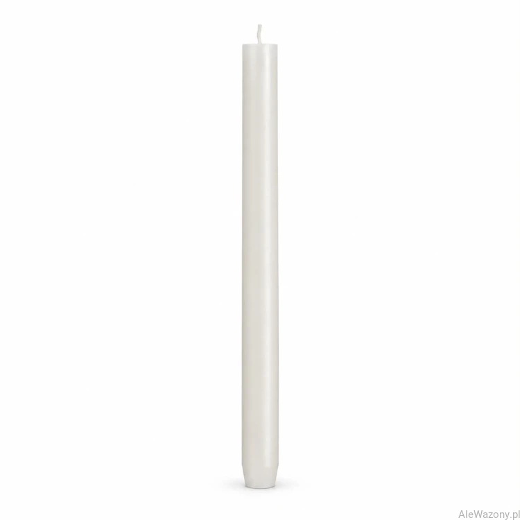 Świeca stołowa rustykalna 05 Soft Pearl - 1 sztuka