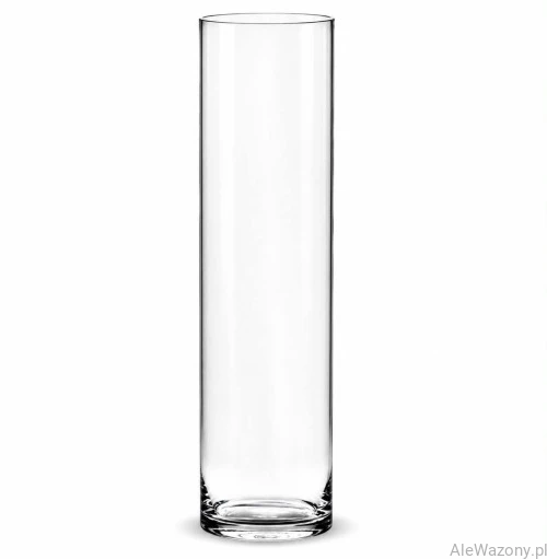 Wazon szklany cylinder  60 cm  x   20 cm