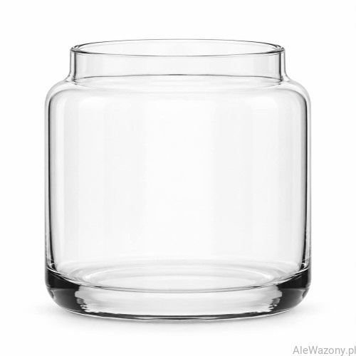 Wazon szklany cylinder zwężany 13 cm  x  12 cm