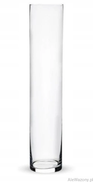 Wazon Szklany Cylinder Tuba h50 d10