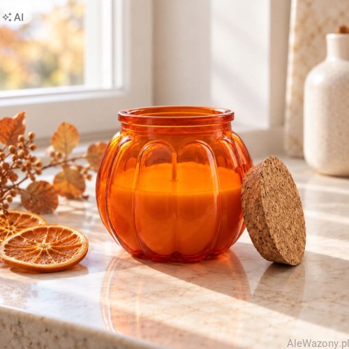 Świeca zapachowa parafinowa AUTUMN TIME Aura 1 szt.