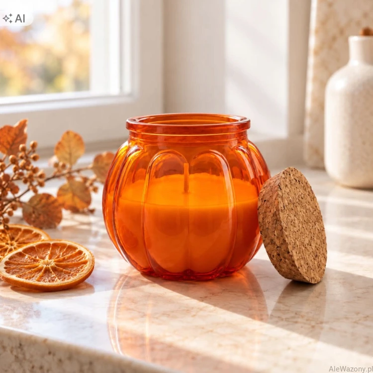 Świeca zapachowa parafinowa AUTUMN TIME Aura 1 szt.