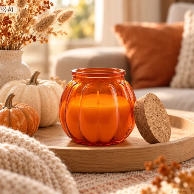 Świeca zapachowa parafinowa AUTUMN TIME Aura 1 szt.