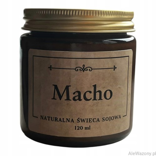 Naturalna Świeca zapachowa Macho 120 ml