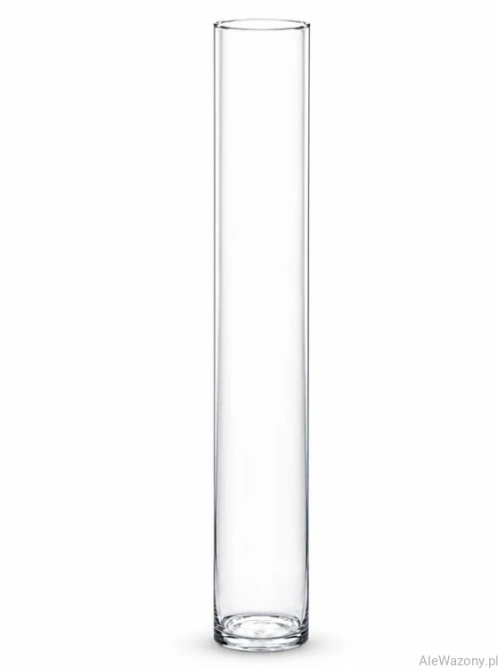 Wazon szklany cylinder   h60 d10
