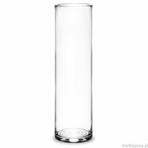 Wazon szklany cylinder    h40 d10