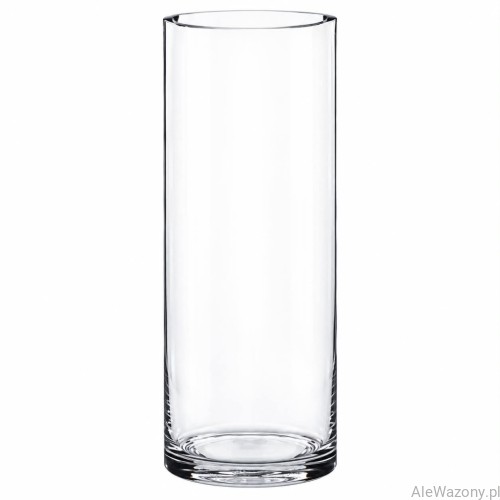 Wazon szklany cylinder  h 40cm   d 15cm