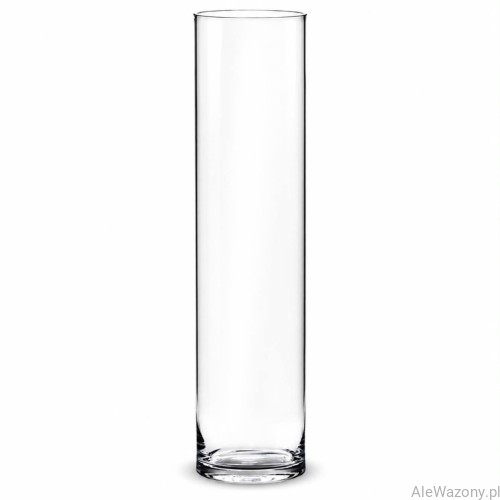 Wazon szklany cylinder    h 60cm d 15cm