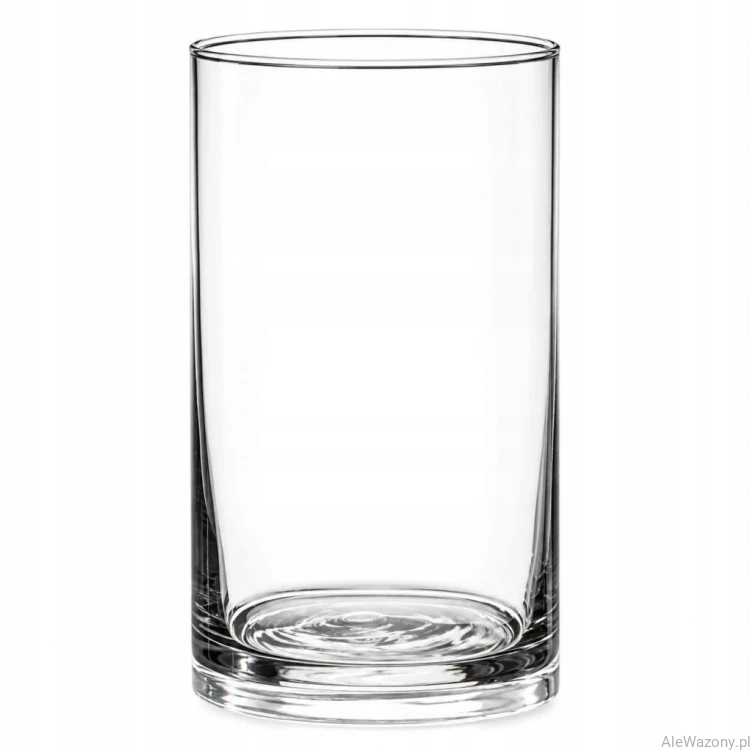 Wazon szklany cylinder  h 20cm  d 15cm