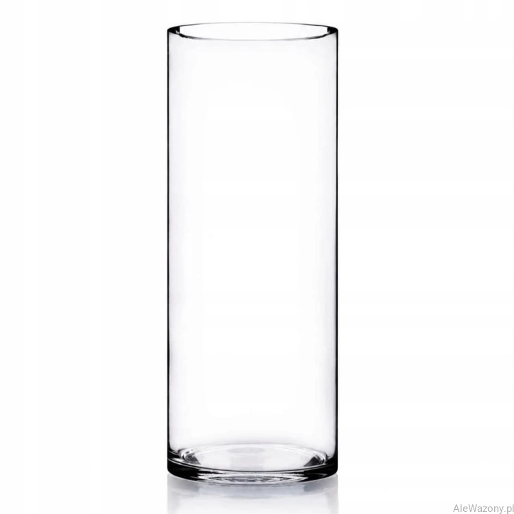 Wazon szklany cylinder h 30cm d 15cm