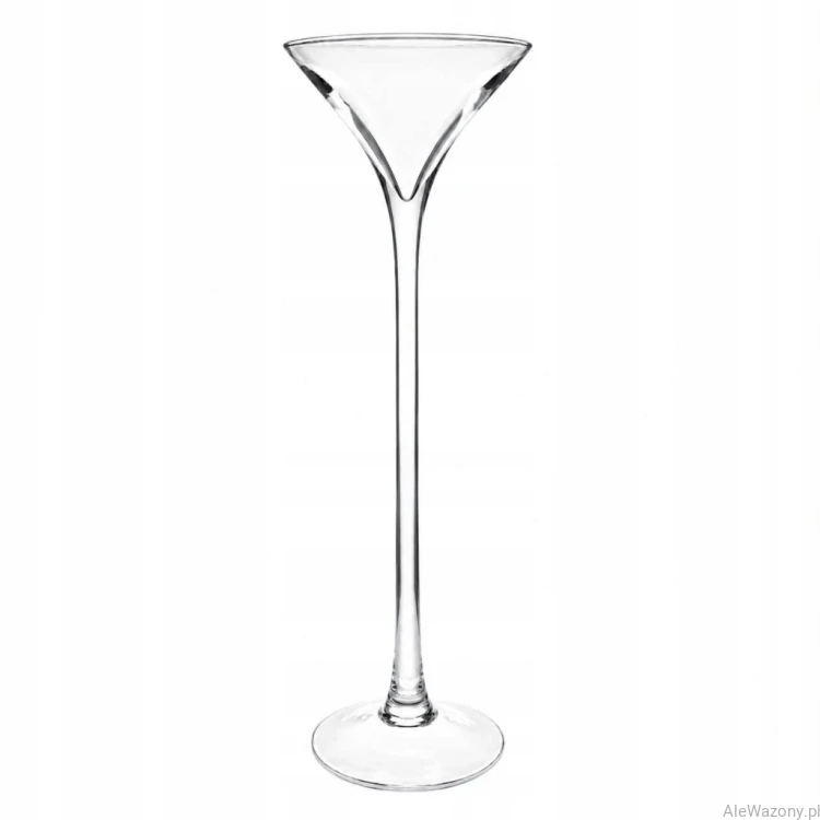 Szklany wazon Martini  h50cm d 15cm
