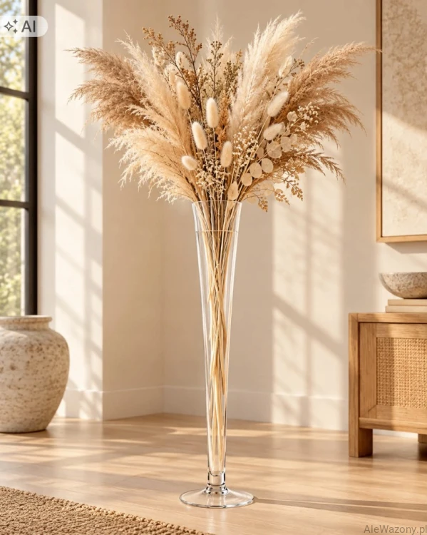 Wazon stożek  h 80cm d 11cm