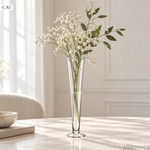 Wazon stożek  h 60 cm d 10 cm