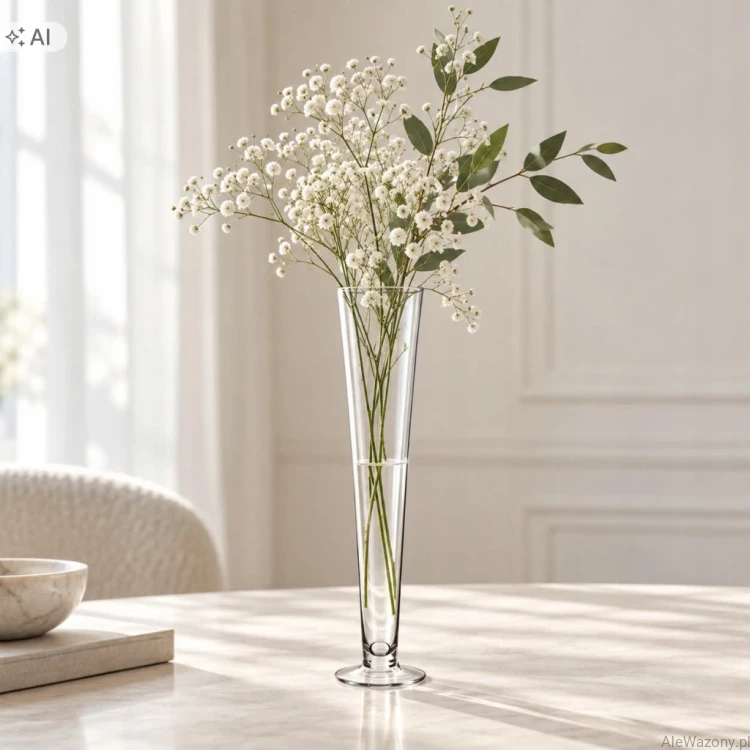 Wazon stożek  h 60 cm d 10 cm