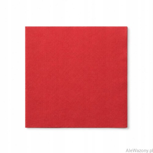 Serwetki papierowe obiadowe Duni SoftiQ czerwone 38x38 cm 50 sztuk