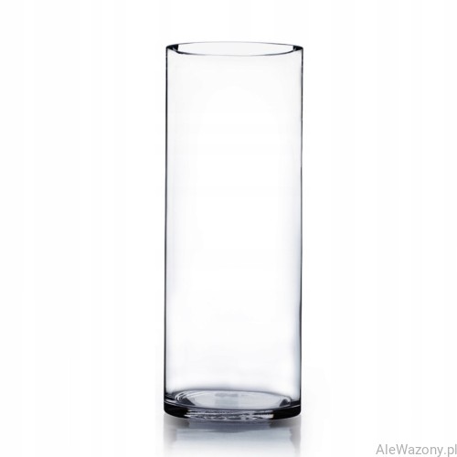 Lampion szklany cylinder  40 cm  x  15 cm