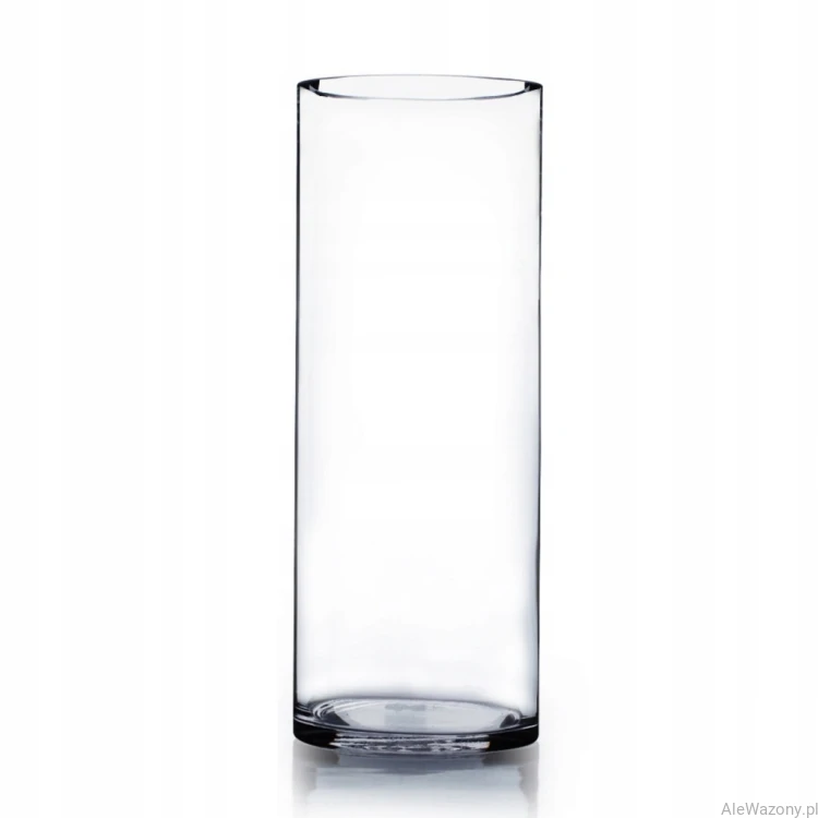 Lampion szklany cylinder  40 cm  x  15 cm