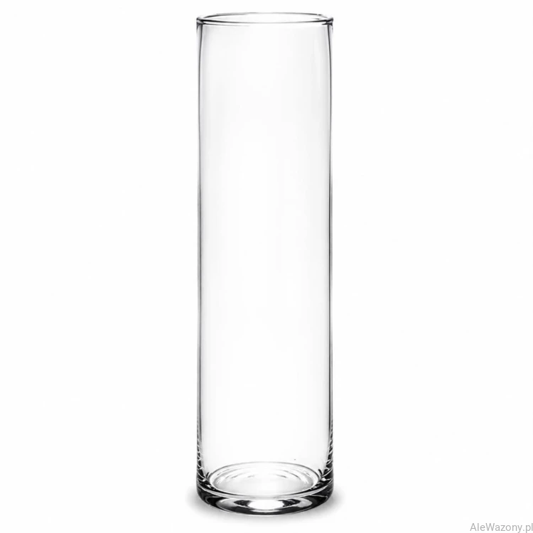 Lampion szklany cylinder  40 cm  x   10 cm
