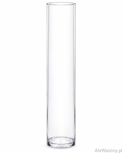 Lampion szklany cylinder  50 cm  x  10 cm