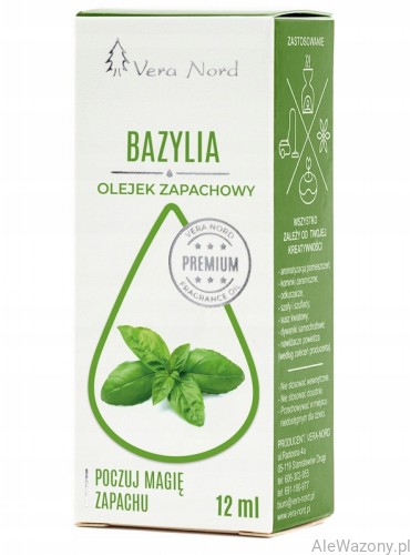 Olejek zapachowy Vera-Nord bazylia 12 ml